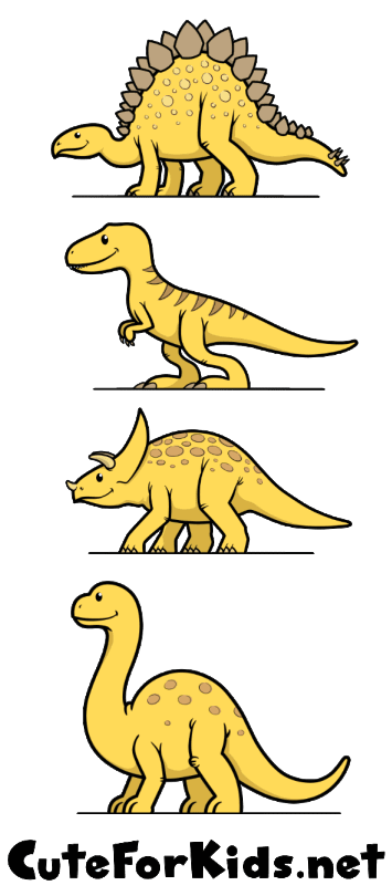 cute funny dinosaurs