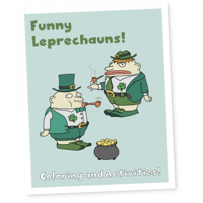 leprechauns coloring book