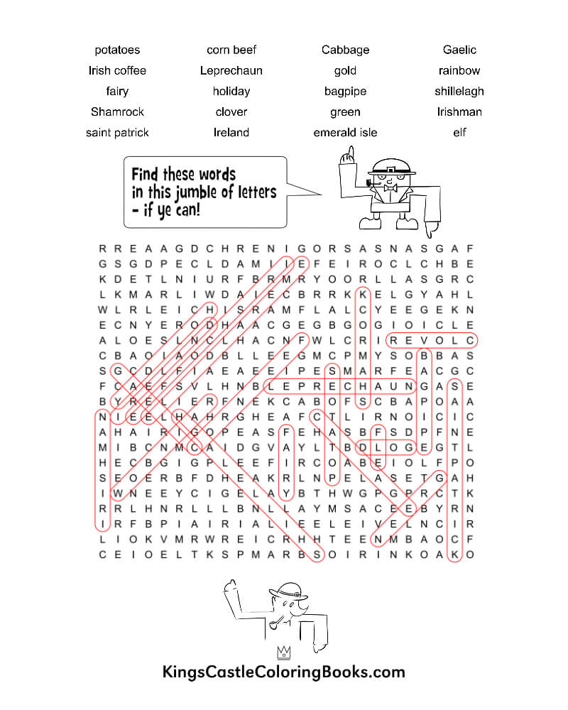 Wordfind with Answers coloring book Wordfind with Answers coloring book