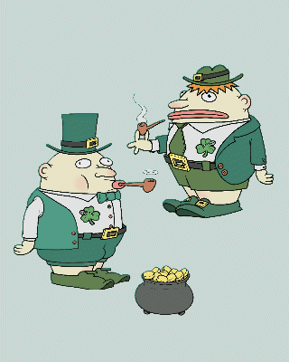 Link to Leprechaun Coloring Book coloring pictures holiday