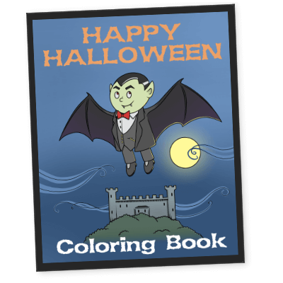 Halloween coloring book