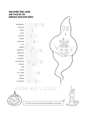 halloween coloring page