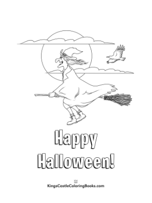 witch on broom witch on broom