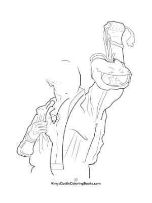 Jack of the Lantern coloring page