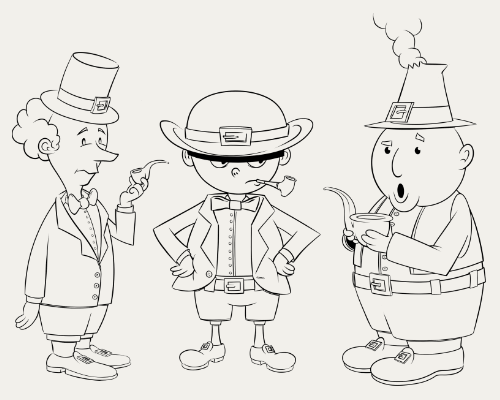 Get these funny guys - and MORE! dancing leprechauns
